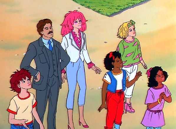 Jerrica, Rio, the Holograms and the Starlight girls see Starlight Mansion in person for the first time