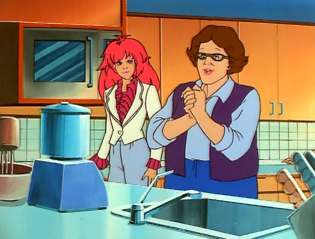 Kimber and Mrs. Bailey in the new kitchen