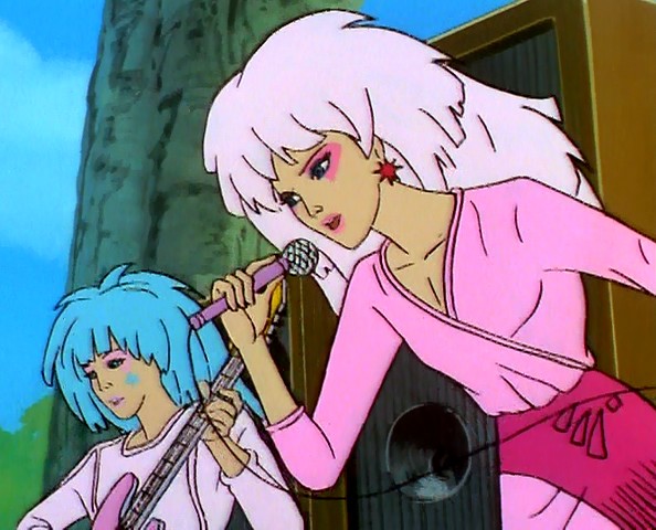Aja and Jem on stage