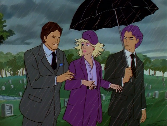 Eric Raymond, Jerrica and Rio at the cemetery