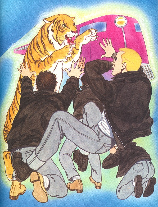 Zipper and his friends in a 1986 hardcover storybook by Golden