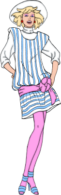 Colored Jerrica model art, only seen once in the cartoon