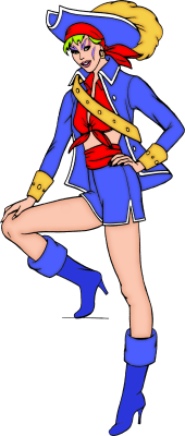 Model art of Pirate Pizzazz